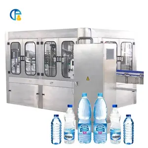 Anahtar teslimi yüksek hızlı saf mineral içme suyu su dolum makinesi tesisi içme saf maden suyu şişe dolum makinesi