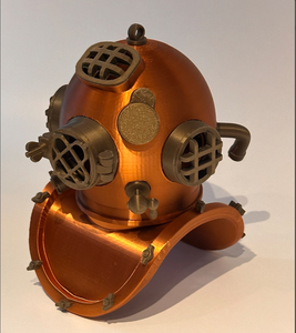 Nique Acuario Decoración Super Calidad Antiguo Casco De Buceo - Product Image 1