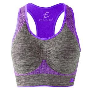 Set Reggiseno Sportivo Senza Cuciture per Yoga, Fitness e Attività Fisica, Regolabile, Taglie Forti, con Fodera in Spandex, Imbottito, Stampa Media - Product Image 3