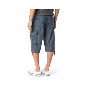 กางเกงขาสั้นคาร์โก้ของผู้ชายแบบสั่งทำกางเกงวิ่งทรงหลวมแบบมีกระเป๋าผ้าแคนวาสสีเทรนด์ทุกขนาด - Product Image 4