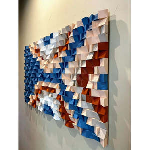 Mosaico Acústico de Madera para Pared, Elemento Decorativo Elegante para el Hogar u Oficina - Product Image 3