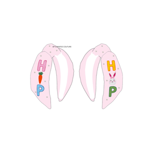 Diadema de Tela con Cuentas Bordadas a Mano para el Día de Pascua, Colorida, con Nudo Superior, para un Look Festivo, para Mujer - Product Image 3