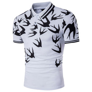 Spandex/algodón con estampado personalizado más vendido para camisas, camisetas, ropa informal para hombres, de 180g tela de lona, diseño de bolsillo, antiarrugas - Product Image 1