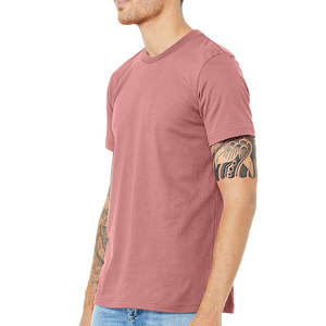 Camiseta de Hombre 100% Algodón, Colores Lisos, Verano, Transpirable, Personalizable con Logotipo OEM, Camiseta para Hombre - Product Image 2