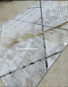 Alfombras Turcas Modernas de Polipropileno Tejidas a Máquina, Alfombras de Yute de Alta Calidad Resistentes a las Manchas, de Pelo Alto, Abstractas, para Dormitorio y Hogar - Product Image 2