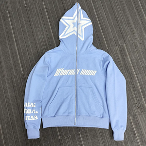 Drop Shoulder No Strings Sudaderas con capucha personalizadas Ropa deportiva Heavyweight Custom Puff Print Hoodies Fabricante - Product Image 6