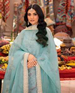 Robe de travail formelle pour femmes de qualité exceptionnelle moderne 2025-2026, dernier modèle de salwar kameez en coton pour les fêtes 01201 - Product Image 5