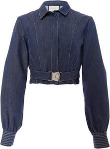 แจ็กเก็ตยีนส์วินเทจสำหรับผู้ชายพิมพ์ลายดิจิตอลทั่วทุกมุมดีไซน์ตามสั่ง - Product Image 4