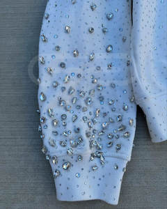 Sweats à capuche avec logo et design personnalisés pour hommes Sweats à capuche respirants et personnalisés Basics avec strass pour hommes à vendre Fabriqué au Pakistan - Product Image 6