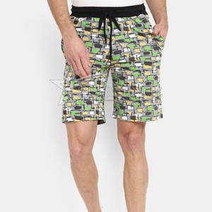 กางเกงขาสั้นลำลองผู้ชายขายดี ผ้าฝ้าย 100% แห้งเร็ว ระบายอากาศได้ดี เอวกลาง ลายเรียบ ปรับแต่งโลโก้ได้ น้ำหนักเบา - Product Image 1