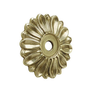 Bl Rosetta Per Fermatenda Gancio Tulipano Oro Lucido 2 Pezzi - Product Image 1