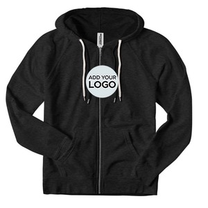 Sudadera con Capucha Next Level Apparel, de Forro Polar, Manga Larga, Ligera, Deportiva, para Hombre, con Bolsillos y Cremallera - Product Image 3
