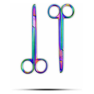 ชุดกรรไกรเย็บแผลแบบตรง2ชิ้น5.5 "กรรไกรผ่าตัดทำจากสเตนเลสสตีลเย็บปิด - Product Image 6