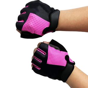 Guantes de ciclismo unisex de medio dedo con logotipo personalizado Guantes de deporte al aire libre al por mayor hechos en fábrica en Pakistán - Product Image 1