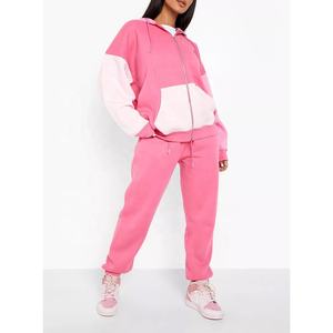 <b>Womens</b> Tracksuit Zip up Hoodie Sweat Suits 2 Pieces <b>Jogger</b> <b>Sets</b> with Pockets Oversized Tracksuits - Product Image 1