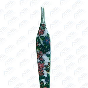 Pinzas de agarre quirúrgicas de acero inoxidable con mandíbulas estrechas atraumáticas, pinzas para tejidos con clip dentado, accionamiento manual - Product Image 6