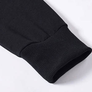 Ensemble de survêtement pour homme en coton 100% imprimé sur mesure de haute qualité, pantalon de jogging 2 pièces avec poche pour l'hiver - Product Image 3