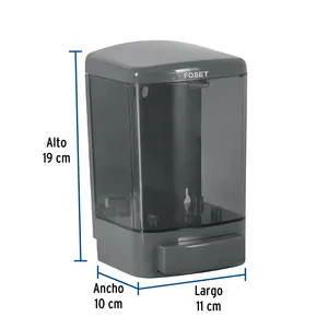Foset manuale di base distributore di sapone per le mani 1 unità scatola di ottone con schiuma di fumo liquido per alberghi e cucine