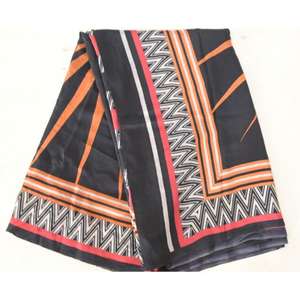 Indian Vintage Boho Floral Saree 5 yardas tela de seda viscosa impresa para DIY costura acolchado Patchwork confección para niñas - Product Image 6