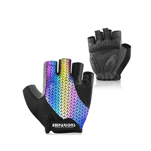 Cycling Gloves Custom design Breathable <b>Half</b> Finger Cycling Gloves Anti <b>Slip</b> Pad Road Bike Gloves Men Women - Product Image 1