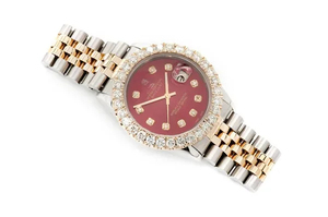 Iced Out Moissanite Watch Reloj de lujo de acero inoxidable de dos tonos Bisel Movimiento automático Reloj de pulsera para hombres a un precio asequible - Product Image 3