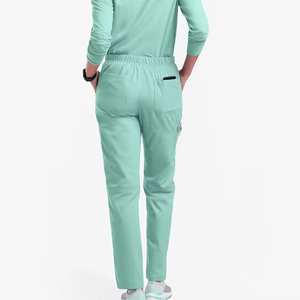 Pantalones de Trabajo de Alta Calidad para Mujer, Ligeros, Transpirables, Diseño Moderno con Frente Plano, Diferentes Colores, Ropa de Hospital - Product Image 2