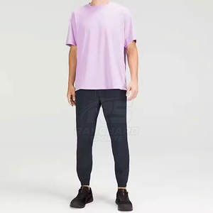 Pantalones Casuales Suaves Personalizados de Color Sólido, Pantalones Deportivos Cálidos de Invierno para Hombre, de Poliéster y Algodón - Product Image 3