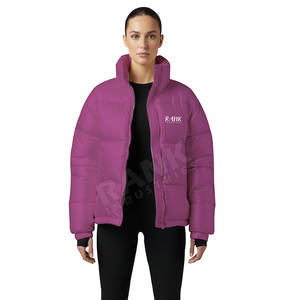 เสื้อแจ็คเก็ตบับเบิ้ลผู้หญิงทรงหนา ให้ความอบอุ่น เหมาะสำหรับอากาศหนาวและกิจกรรมกลางแจ้ง - Product Image 1