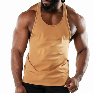 Camiseta sin mangas de entrenamiento para hombre de algodón 100%, camiseta blanca y negra de alta calidad para gimnasio con logotipo personalizado, larguero de Culturismo - Product Image 3