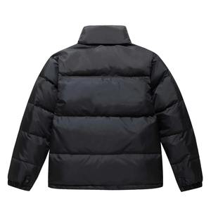 Chaqueta acolchada impermeable de invierno personalizada para hombre, chaqueta acolchada tejida para exteriores con cuello levantado al por mayor - Product Image 2