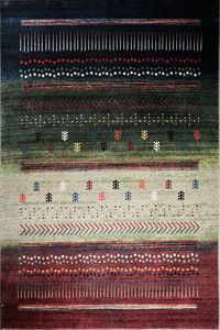 Adiva, alfombra turca hecha a máquina, lavable, con respaldo de algodón, antideslizante, exportación al por mayor de Gaziantep para uso doméstico - Product Image 5