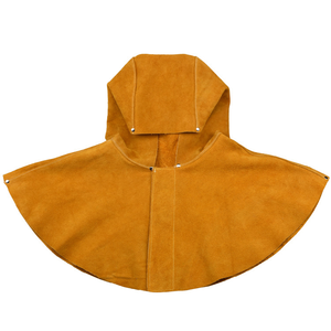 Welding Safety Clothing Cow Split Suede Leather <b>Head</b> <b>Cover</b> Fireproof Heat Flame Resistance and Cut Proof Welder <b>Head</b> <b>Cover</b> - Product Image 2