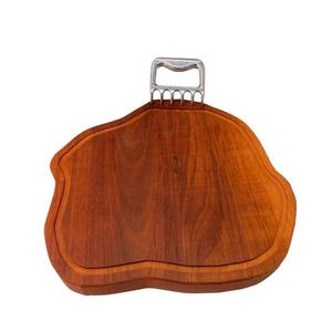 Mejor llegada diseño personalizado madera de acacia mango madera placa de carga cocina plato de madera para servir precio de fábrica - Product Image 5