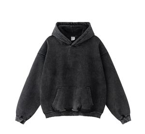 Meilleur design, vente en gros, sweat à capuche décontracté 100% coton pour hommes, dernière arrivée, sweats à capuche surdimensionnés délavés à l'acide pour hommes et femmes - Product Image 1