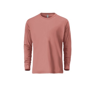 Camiseta de Manga Larga para Hombre, Talla Grande, Lisa, 100% Algodón, Personalizable, Vintage, Transpirable, Antiarrugas, de Secado Rápido y Ecológica - Product Image 1