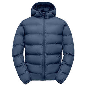เสื้อแจ็คเก็ตพัฟเฟอร์มีฮู้ดสำหรับผู้ชาย ใส่ในฤดูหนาว ป้องกันความหนาวเย็น - Product Image 3