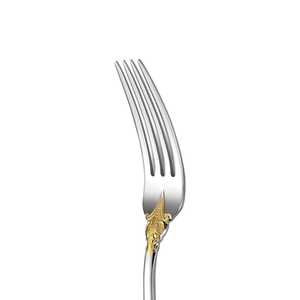 Tenedor de metal plateado y dorado asequible de la mejor calidad para bodas, restaurantes, hoteles, uso doméstico - Product Image 3