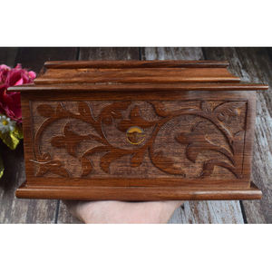 Wood Keepsake Urns for Human Ashes Adult Male/Female Cremation Urns for Burial or Cemetery for <b>Memorial</b> Occasion - Product Image 6