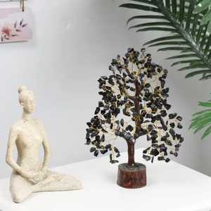 Vente en gros d'arbres d'amour en cristal d'agate faits à la main arbres de fil de pierre précieuse pour la méditation d'énergie de chakra et cadeaux uniques - Product Image 6