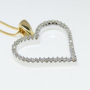 Colgantes de Hip Hop de corazón nuevo de Plata de Ley 925 personalizados con corte brillante VVS Moissanite Diamond para regalos de fiesta - Product Image 1
