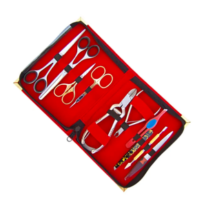 Kit coupe-ongles pour salon de beauté meilleure vente de 10 pièces en acier inoxydable ensemble de manucure et pédicure - Product Image 4