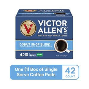 Victor Allen's Coffee Decaf Donut Shop Blend, Medium Roast, 42 Count, Single Serve Coffee Pods - Product Image 2