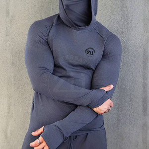 Sudaderas de Compresión para Hombre, Ligeras y Transpirables, Fabricadas en Pakistán, con Logotipo Personalizado, Material de Spandex/Poliéster, Tallas Grandes - Product Image 6