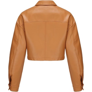 แจ็กเก็ตหนังเทียมสำหรับผู้หญิงเสื้อโค้ทขนสุนัขจิ้งจอกตัวใหญ่มาใหม่ฤดูหนาว - Product Image 2