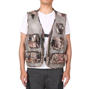 Personnalisé Double-face Porter Vert Woodland Camo Orange Camo Chasse Gilet Orange Gilet Tactique Uniforme Camouflage - Product Image 5