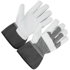 Gran oferta, guantes de seguridad de cuero de grano de oveja resistentes a la abrasión, guantes de construcción y jardinería, suaves y cómodos - Product Image 6