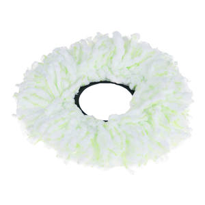 Fregona giratoria de microfibra AG3 de 360 grados con cubierta y cesta rectangular de plástico con mango de limpieza para el hogar - Product Image 3