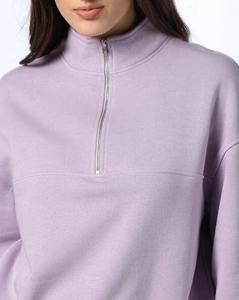 Sudadera de invierno para mujer, de alta calidad, cómoda, informal, holgada, con capucha, anti-bolitas, de forro polar, teñida, lavada, de moda. - Product Image 4