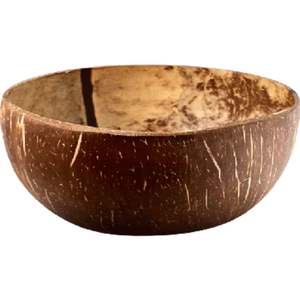 Juego de cuencos de coco ecológicos veganos, cuchara de madera pulida, ensaladera de frutas naturales hechas a mano para bodas, otras ocasiones - Product Image 6