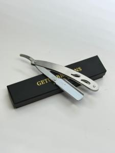 New <b>Single</b> <b>Blade</b> Stainless Steel Men's Wet Shaving Professional Disposable Full Silver Safety <b>Razor</b> Customizable Available - Product Image 2
